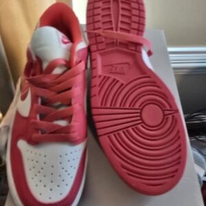 Nike Pink and White Athletic Shoes